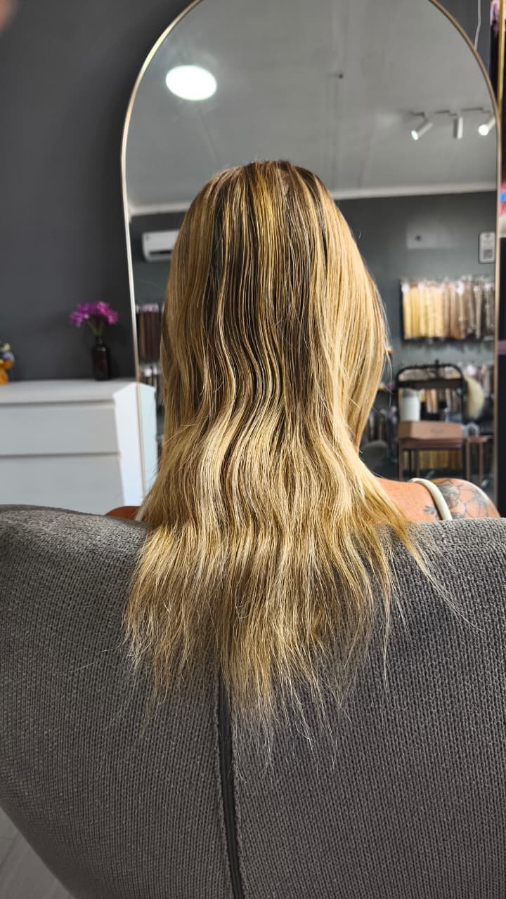 Client before — keratin bond 100 g double drawn