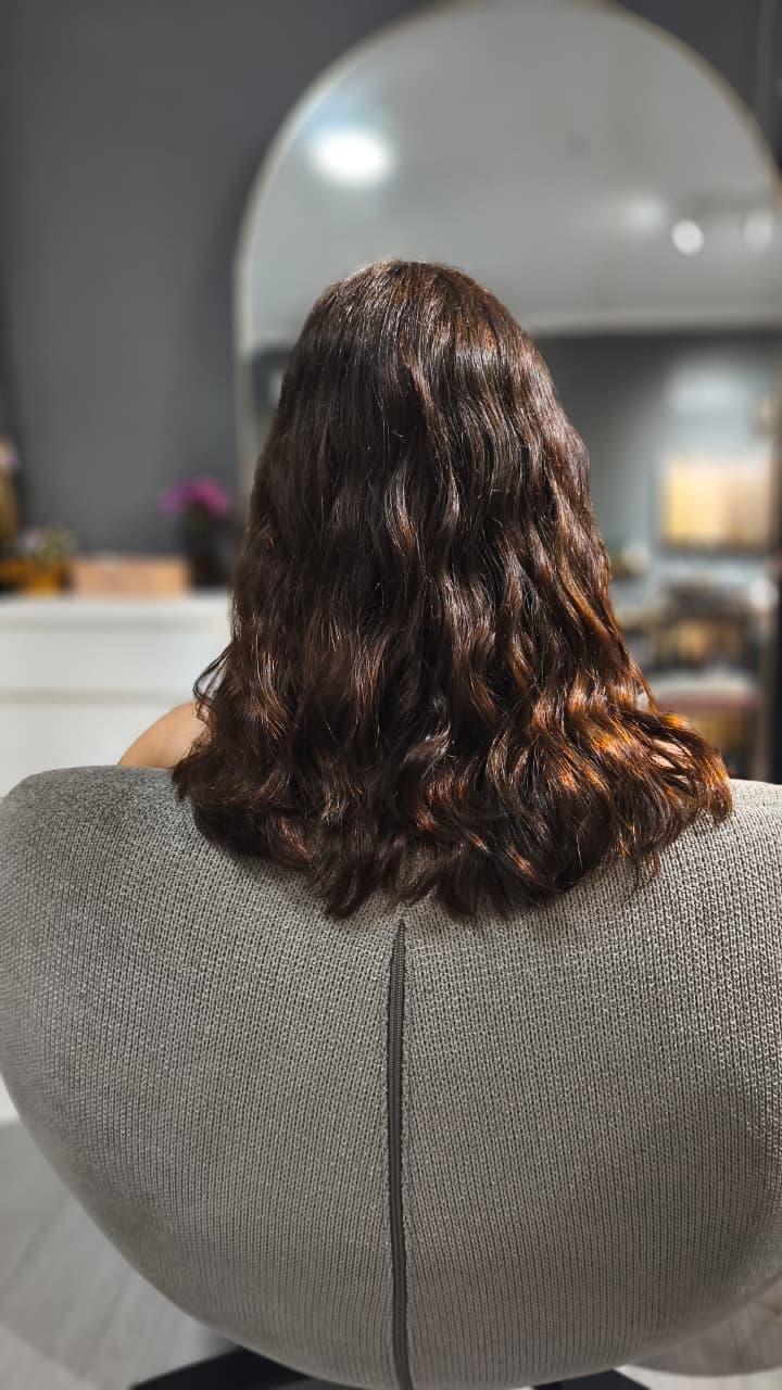 Client before — keratin bond 150 g double drawn
