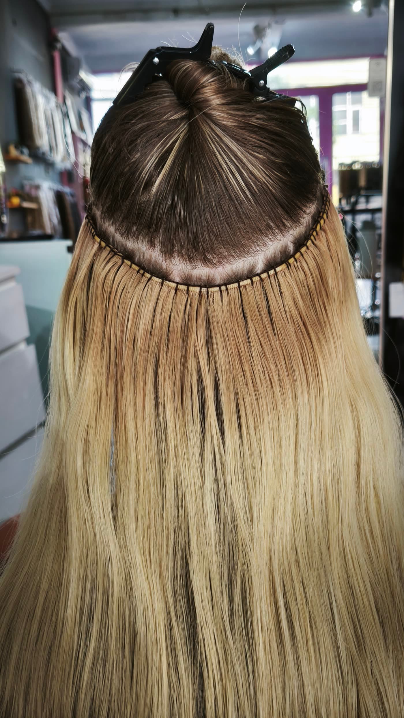 Weft (Sew-In) — Maximum volume and length, fastest dramatic transformation
